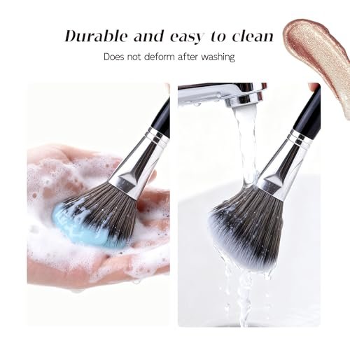 Angled Blush Brush, Bronzer Brush, Contour Brush for Makeup – Soft Dense Bristles, Vegan & Cruelty-Free, Ideal for Liquid, Cream & Powder Cosmetics - görsel 14