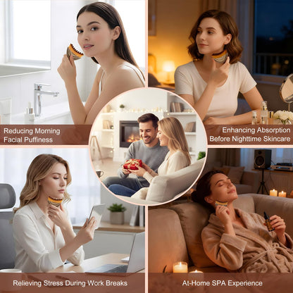 Lymphatic Contour Face Brush – Dry Sculpting Massage Tool for Natural Glow & Gua Sha Beauty Avelisse