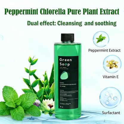 Urknall 16.9oz Green Soap Tattoo Kit with 8oz Squeeze Bottle - Ultra Concentrated Gentle Vegan Formula for Tattooing & Piercing Care Avelisse