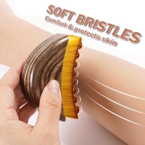 Lymphatic Contour Face Brush for Drainage & Sculpting – PBT Bristles, Chin & Jawline, Fatigue Relief (1 Pack) - görsel 10
