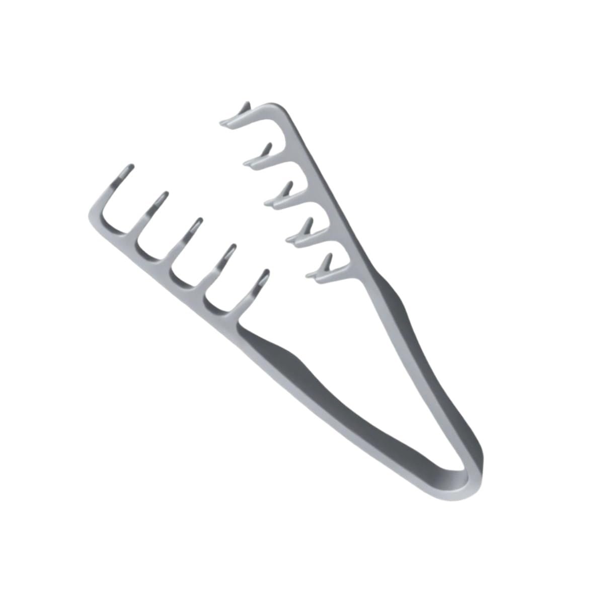 FUPUAII Voluminous Wide-Toothed Hair Comb for Men – Fluffy Texture, ABS Plastic with Textured Grip - görsel 2