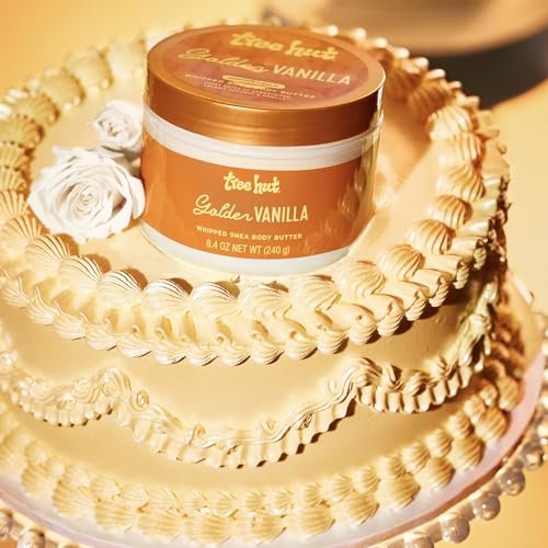 Tree Hut Golden Vanilla Whipped Shea Body Butter – Hydrating & Nourishing Body Lotion with Natural Oils, 8.4 oz - görsel 7