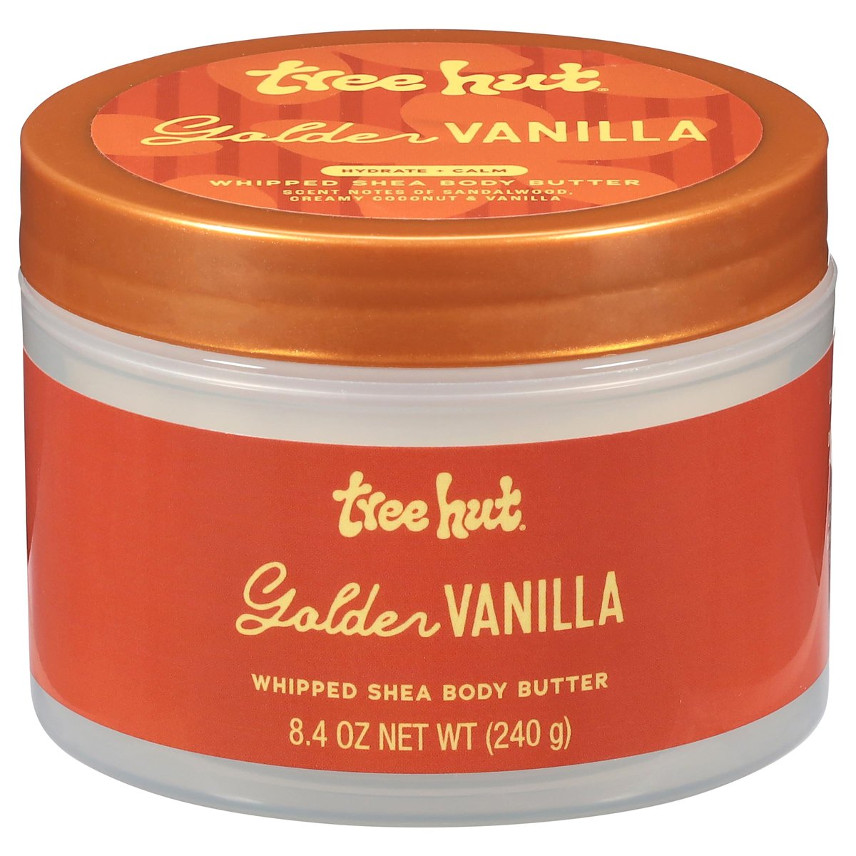 Tree Hut Golden Vanilla Whipped Shea Body Butter – Hydrating & Nourishing Body Lotion with Natural Oils, 8.4 oz - görsel 2
