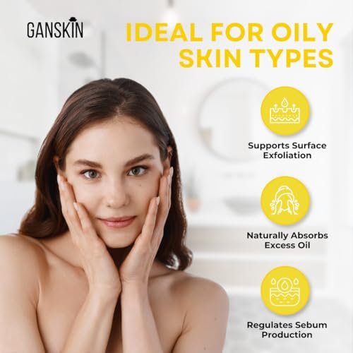 Ganskin Sulfur Soap – Sulfur Face & Body Wash for Oily & Blemish-Prone Skin – Exfoliating Cleanser Absorbs Excess Oil, Reduces Breakouts, 4 oz - görsel 8
