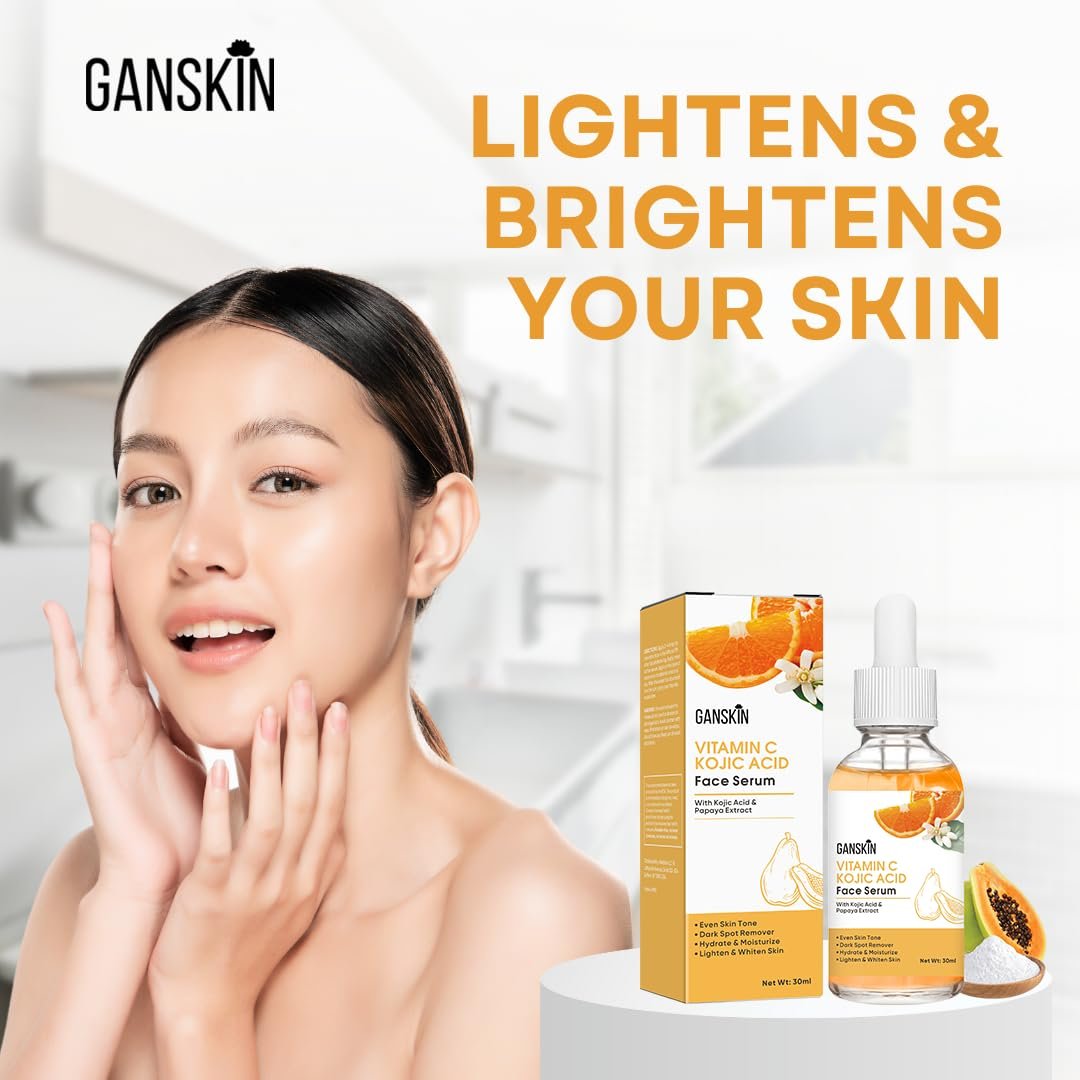 Kojic Acid Serum & Turmeric Soap Bundle – Dark Spot Corrector for Face & Body, Natural Skin Brightening Treatment - görsel 3