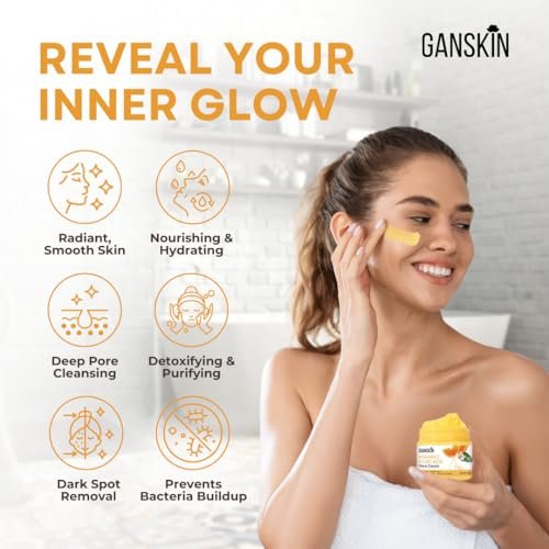 Ganskin Kojic Acid Cream – Brightening Face and Body Moisturizer for Dark Spots and Uneven Tone, 1.67 oz - görsel 8