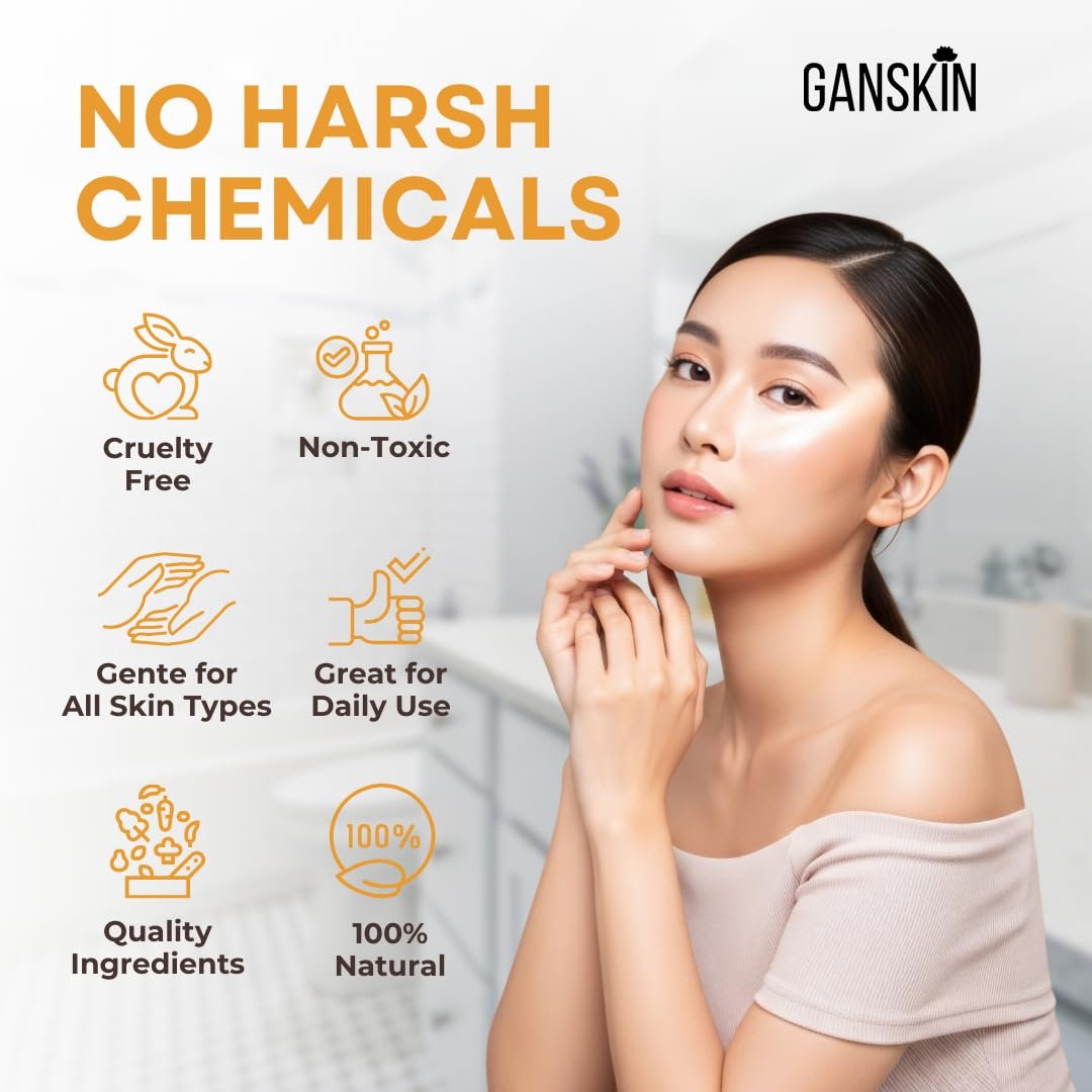 Ganskin Kojic Acid Cream – Brightening Face and Body Moisturizer for Dark Spots and Uneven Tone, 1.67 oz - görsel 11