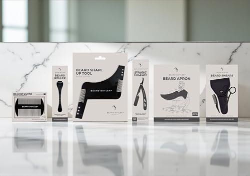 Beard Butler® ‘The Original’ Beard Shape Up Tool for Men – Precision Beard Template & Lineup Tool – Achieve Sharp Edges, Clean Lines & Perfect Symmetry – Shaping Guide for Jawline & Neckline - görsel 14