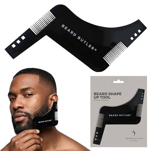 Beard Butler® ‘The Original’ Beard Shape Up Tool for Men – Precision Beard Template & Lineup Tool – Achieve Sharp Edges, Clean Lines & Perfect Symmetry – Shaping Guide for Jawline & Neckline - görsel 2