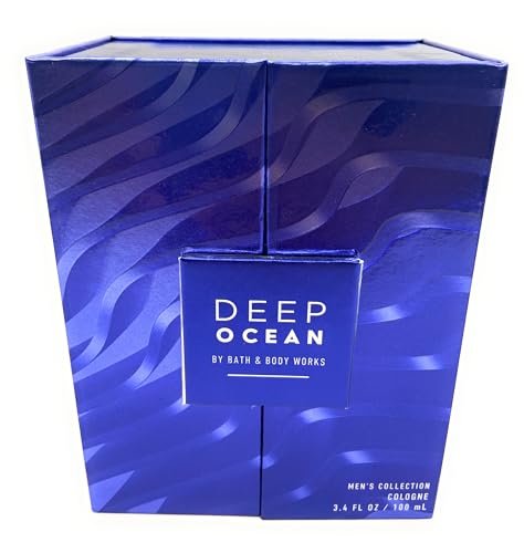 Bath & Body Works Deep Ocean Men's Cologne 3.4 fl oz Spray - Aquatic Fresh Scent - görsel 4