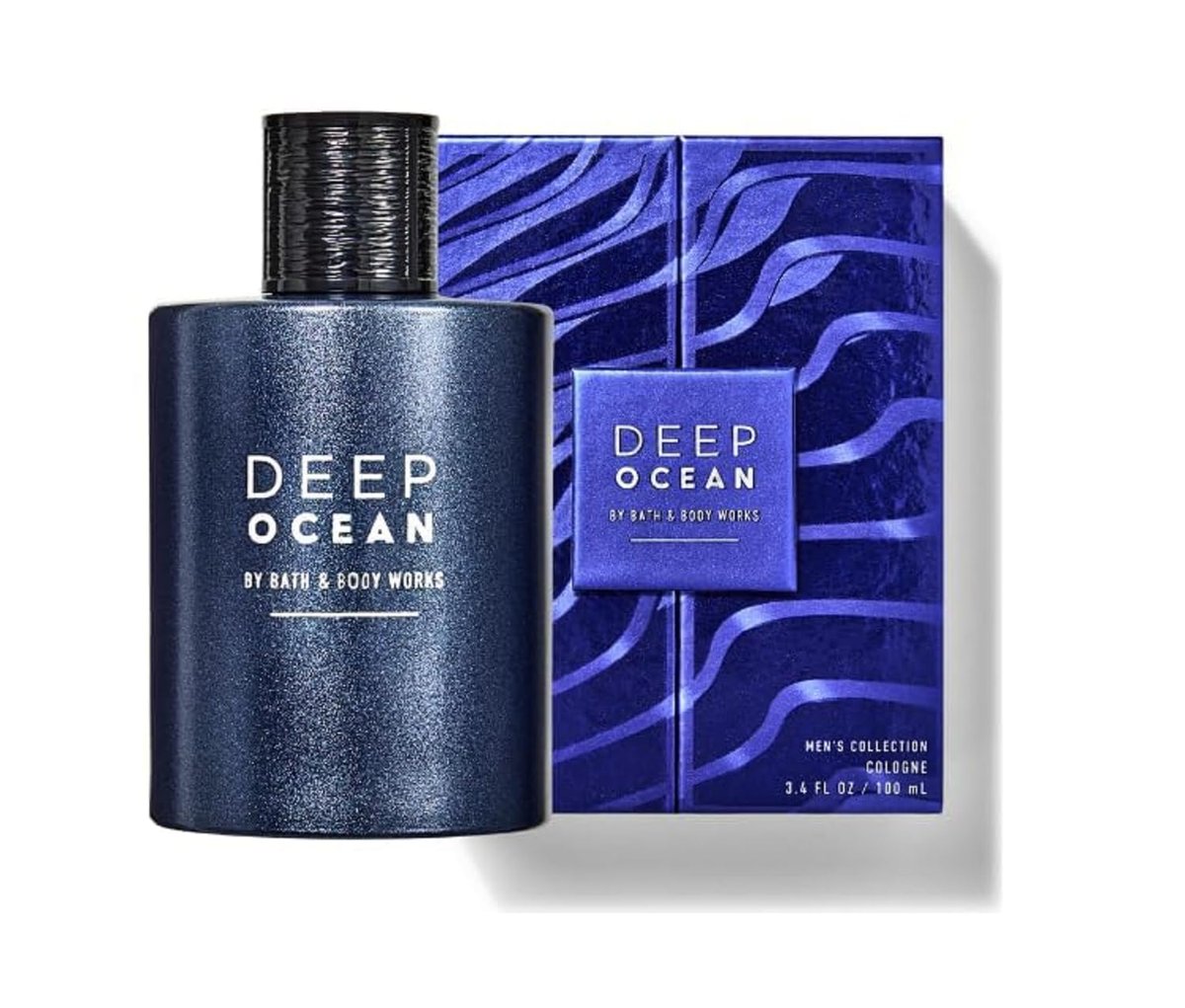 Bath & Body Works Deep Ocean Men's Cologne 3.4 fl oz Spray - Aquatic Fresh Scent - görsel 1
