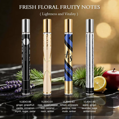 OFUN Cologne for Men, 10 Pack 35ml Perfume Set Gifts, Mens Cologne Sampler Sets, Travel Size Cologne Samples, Woody Leathery Fruity Floral Notes, Perfume Gift Set for Christmas Valentines Birthday Avelisse
