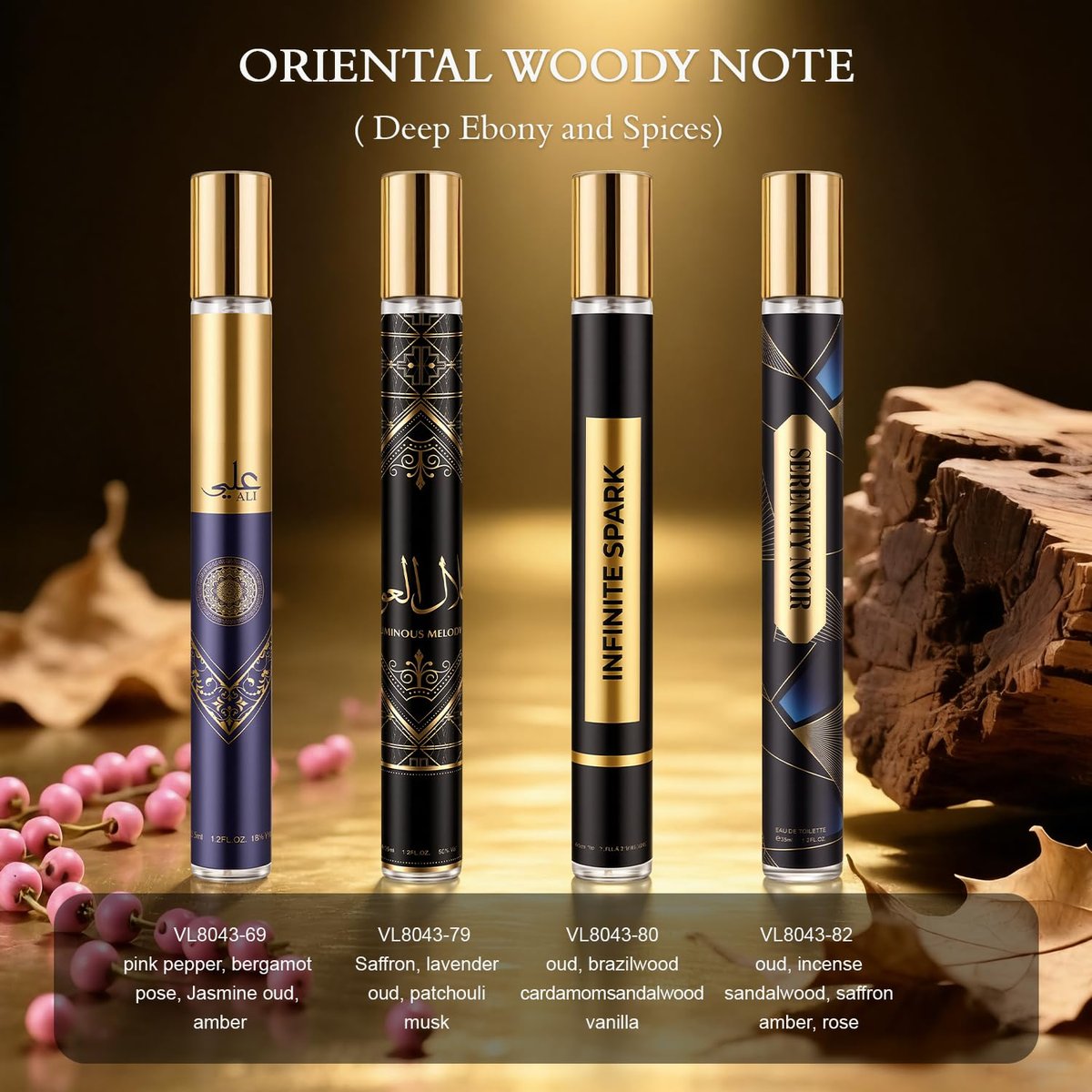 OFUN Cologne for Men, 10 Pack 35ml Perfume Set Gifts, Mens Cologne Sampler Sets, Travel Size Cologne Samples, Woody Leathery Fruity Floral Notes, Perfume Gift Set for Christmas Valentines Birthday Avelisse