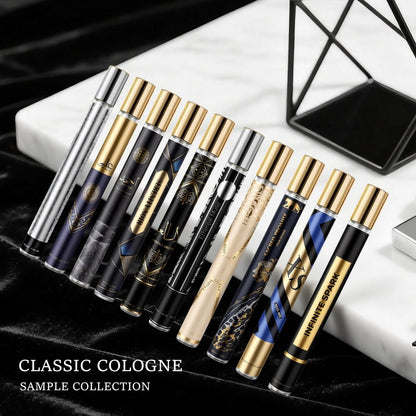 OFUN Cologne for Men, 10 Pack 35ml Perfume Set Gifts, Mens Cologne Sampler Sets, Travel Size Cologne Samples, Woody Leathery Fruity Floral Notes, Perfume Gift Set for Christmas Valentines Birthday Avelisse