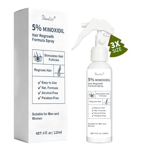 5% Minoxidil for Men and Women - Hair & Beard Growth Treatment with Biotin & Rosemary - Extra Strength Hair Loss Serum, 4 oz - görsel 2
