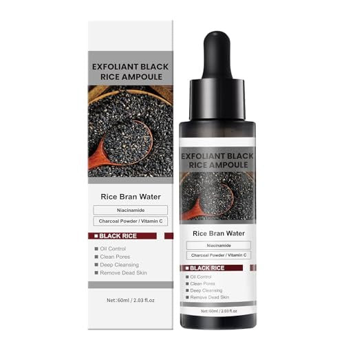 IREV Black Rice Peeling Ampoule – Daily Soft Exfoliating Face Scrub with Charcoal & Rice Extract, Gentle Blackhead Remover & Dead Skin Cells Exfoliator, Lightweight Peel Shot for Smooth Skin, 2.11 Fl Oz - görsel 16