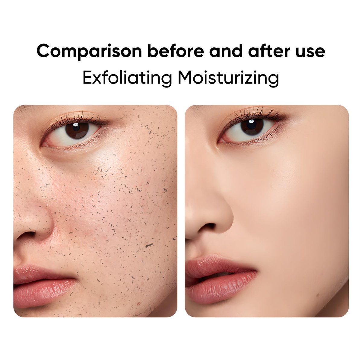 IREV Black Rice Peeling Ampoule – Daily Soft Exfoliating Face Scrub with Charcoal & Rice Extract, Gentle Blackhead Remover & Dead Skin Cells Exfoliator, Lightweight Peel Shot for Smooth Skin, 2.11 Fl Oz - görsel 3