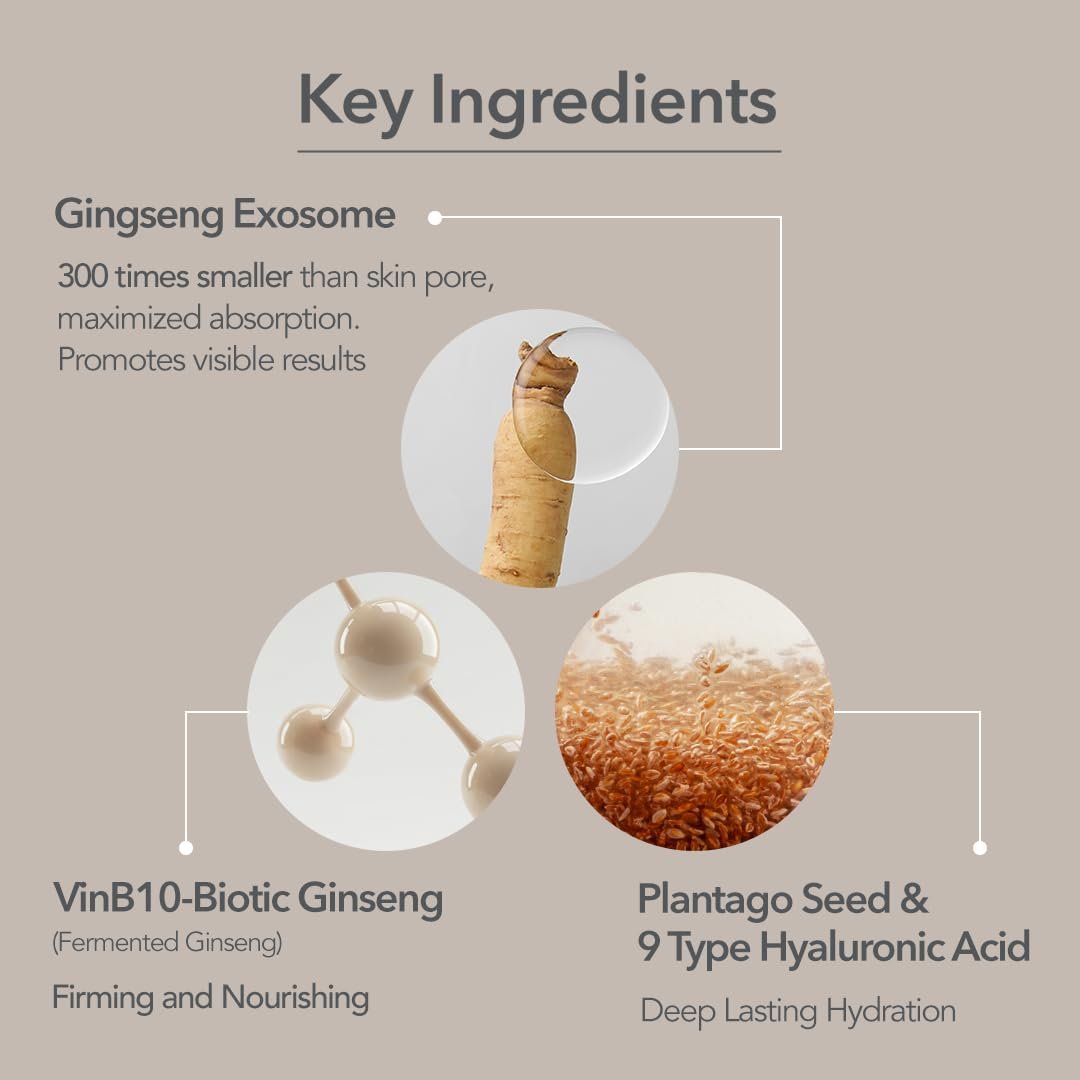 107 Double Layer Milky Serum 50ml / 1.69 fl. oz – Ginseng Exosomes, 7-Year Aged Vinegar, 9-Type Hyaluronic Acid for Radiant, Supple Skin Avelisse