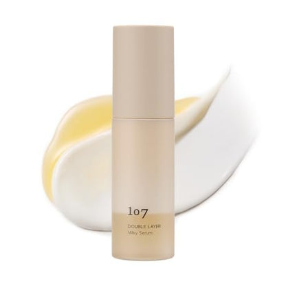 107 Double Layer Milky Serum 50ml / 1.69 fl. oz – Ginseng Exosomes, 7-Year Aged Vinegar, 9-Type Hyaluronic Acid for Radiant, Supple Skin Avelisse