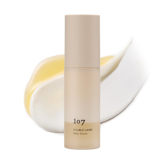 107 Double Layer Milky Serum 50ml / 1.69 fl. oz – Ginseng Exosomes, 7-Year Aged Vinegar, 9-Type Hyaluronic Acid for Radiant, Supple Skin Avelisse