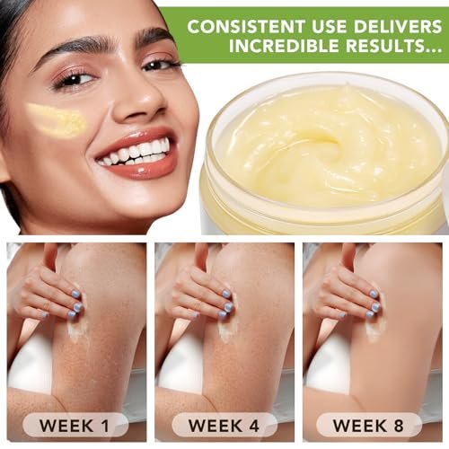 ZIXAOK Organic Raw Shea Butter, 100% Pure & Unrefined - Intense Moisture for Dry Skin, Hair & Lips, Natural DIY Body Butter Base, Rich in Vitamins A, E, F, 7.8 oz Avelisse