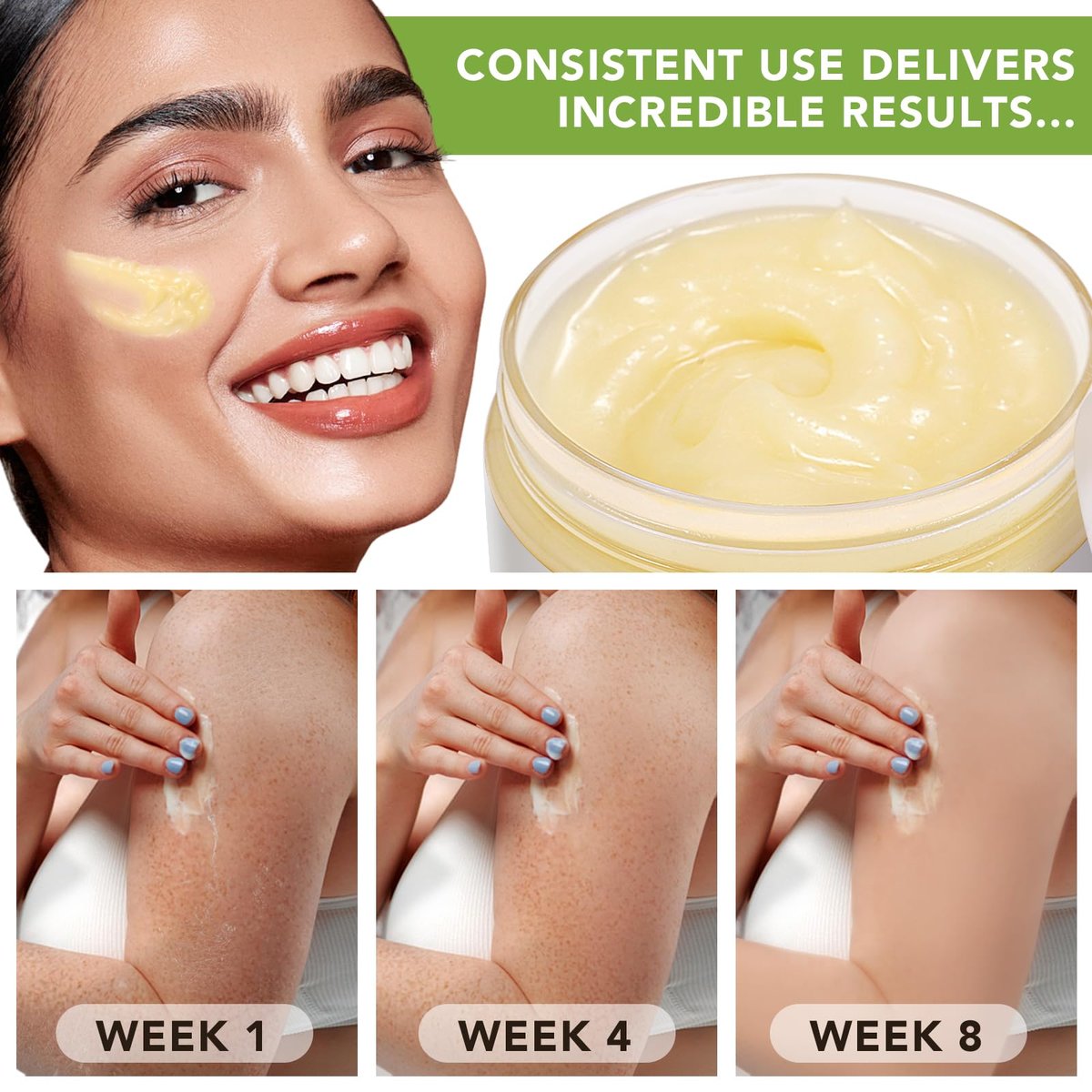 ZIXAOK Organic Raw Shea Butter, 100% Pure & Unrefined - Intense Moisture for Dry Skin, Hair & Lips, Natural DIY Body Butter Base, Rich in Vitamins A, E, F, 7.8 oz Avelisse