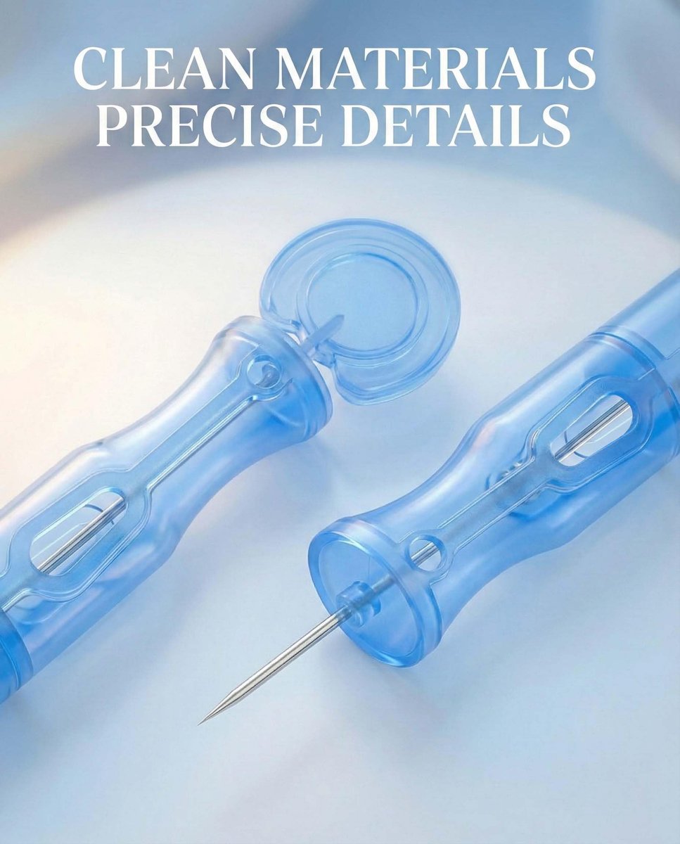 DTTIYXI Pimple Needle 50PCS – Sterile Acne Needle Kit for Blackhead & Blemish Removal, Disposable Extraction Tools for Clear Skin (Home & Salon Use) - görsel 3