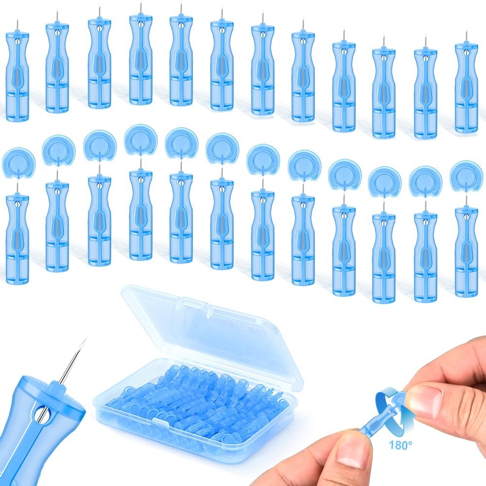 DTTIYXI Pimple Needle 50PCS – Sterile Acne Needle Kit for Blackhead & Blemish Removal, Disposable Extraction Tools for Clear Skin (Home & Salon Use) - görsel 1