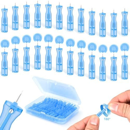 DTTIYXI Pimple Needle 50PCS – Sterile Acne Needle Kit for Blackhead & Blemish Removal, Disposable Extraction Tools for Clear Skin (Home & Salon Use)