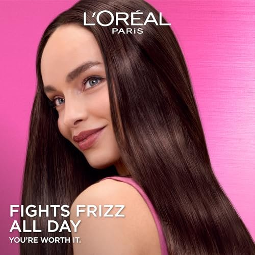 L'Oreal Paris EverPure Sulfate Free Iron Sleek Smoothing Shampoo, Frizz Control & Humidity-Resistant with Alpha-Acids, 6.8 Fl Oz - görsel 8