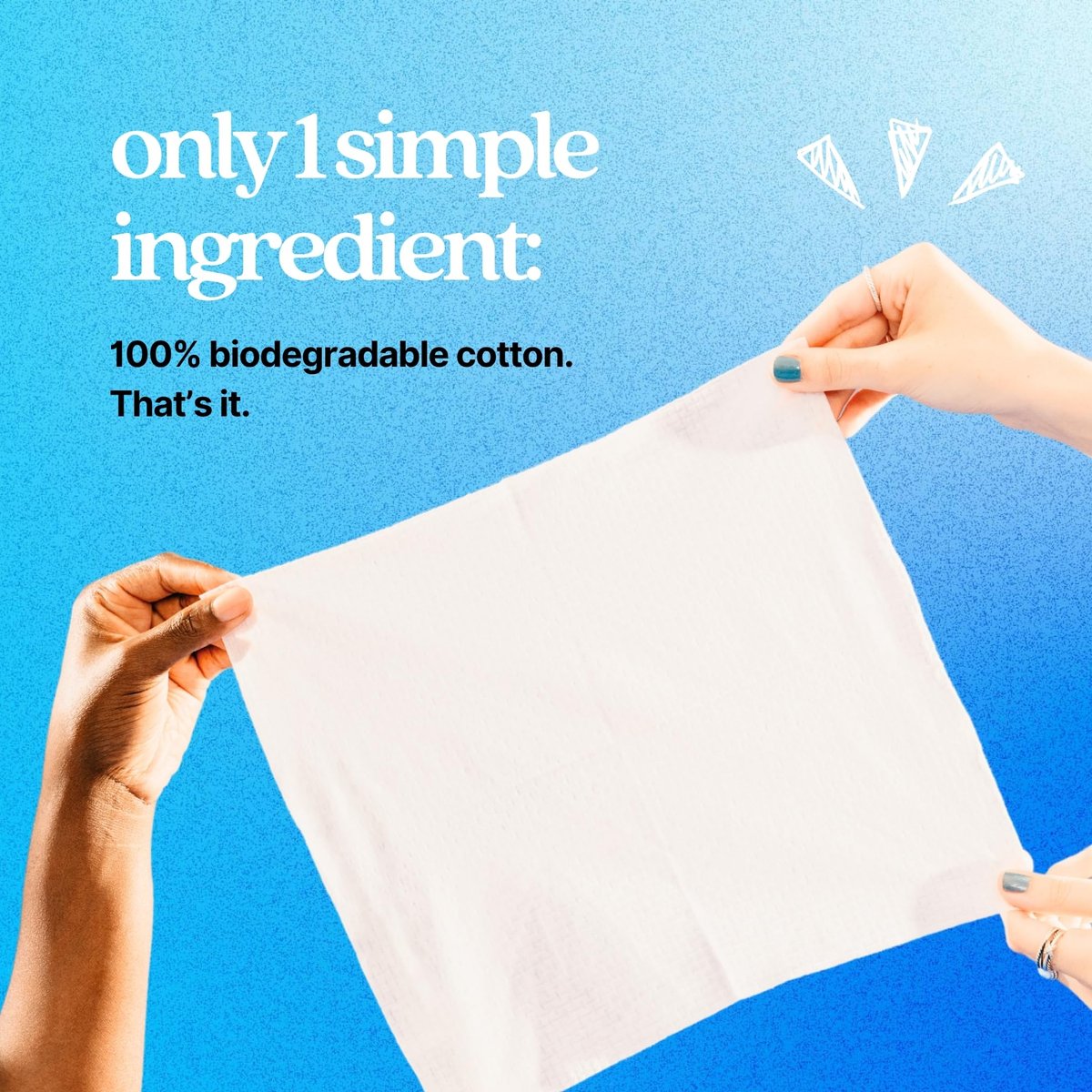 pureskin Daily Clean Facial Towels – 100% Biodegradable Pure Cotton Disposable Face Towels, Ultra Soft, Clinician Recommended, All Skin Types, 50 Count Avelisse
