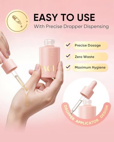 PACFE Velour Rosa Nail and Cuticle Oil - 100% Natural Plant-Based Treatment with Jojoba Oil, Squalane & Vitamin E - Deep Hydration for Dry Damaged Nails & Cuticle - Non-Greasy, Rose Scent, 1.0 fl oz Avelisse