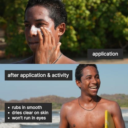 burnd SPF41 Broad Spectrum Sunscreen, Dries Clear & Invisible Finish, Transparent Zinc Oxide, Water Resistant 80 Minutes, Fragrance Free, 3.4 fl oz Avelisse