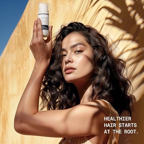 KeraFactor 2-in-1 Scalp Stimulating Shampoo & Conditioner - Drug-Free, Sulfate-Free & Paraben-Free - Growth Factor Formula for Fuller, Thicker Looking Hair - 100 ml Avelisse