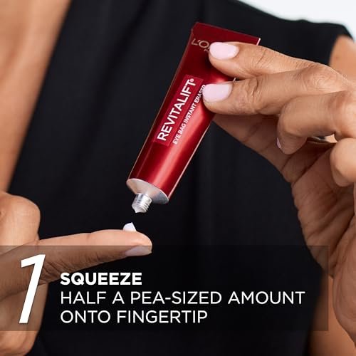 L'Oreal Paris Revitalift Triple Power Eye Bag Instant Eraser - Firming Eye Tightener Treatment, 0.5 oz with Sample Avelisse