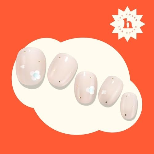 Heyhae Semi Cured Gel Nail Strips - Pink Solid, Easy Apply & Remove, No LED Lamp Needed (28 Strips + Prep Pads + File + Stick) - Hey, Freshly Picked Avelisse