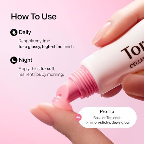 Torriden CELLMAZING Glass-Like Shine Lip Essence - Weightless Hydration for Smooth, Glossy Lips - 5D Collagen, Peptide, Jojoba Oil - Non-Sticky Korean Lip Care (11ml / 0.37 fl.oz) Avelisse