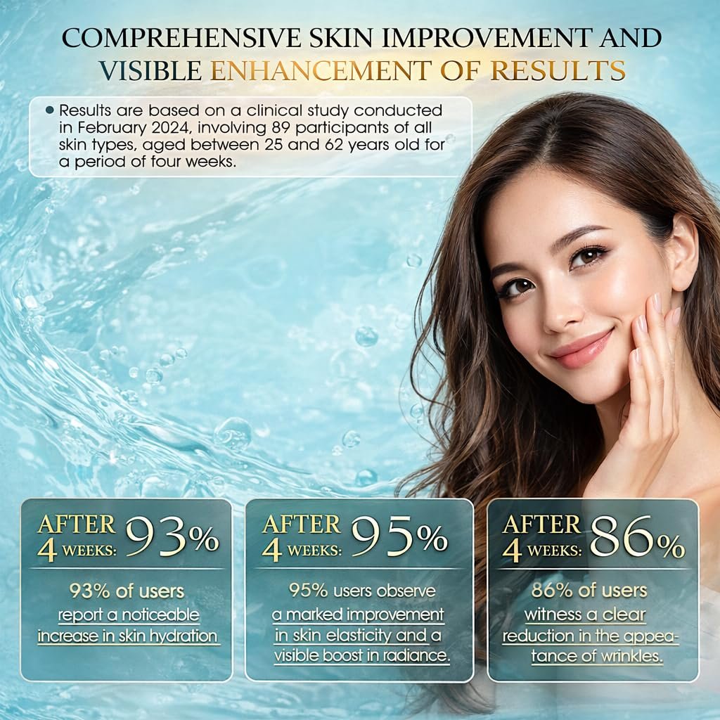 ZZILME Moisturizing Crepe Fix Cream - Firming & Anti-Wrinkle Cream for Face, Neck & Body with Hyaluronic Acid & Collagen - 1.75 oz Avelisse