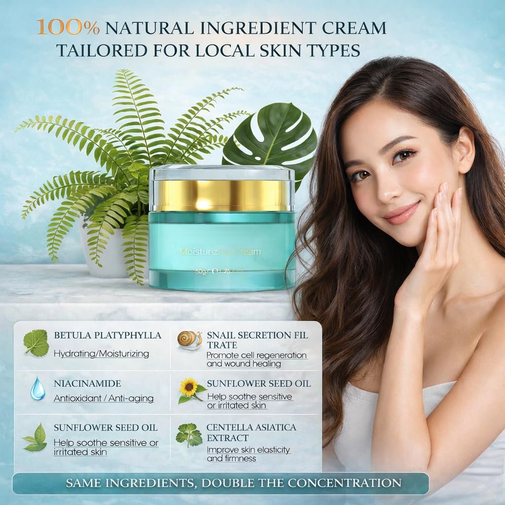 ZZILME Moisturizing Crepe Fix Cream - Firming & Anti-Wrinkle Cream for Face, Neck & Body with Hyaluronic Acid & Collagen - 1.75 oz Avelisse