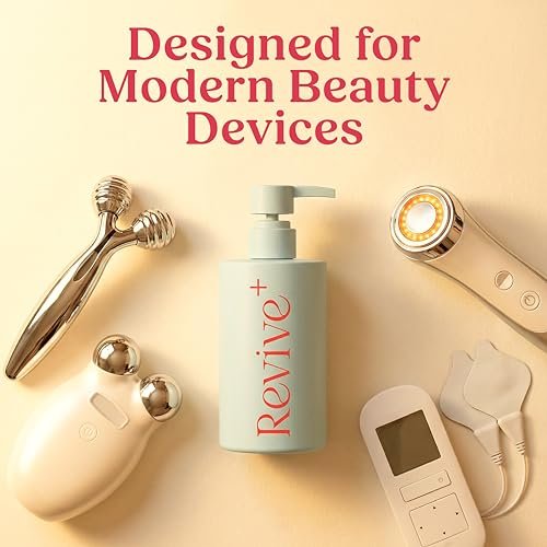 2-in-1 Microcurrent Conductive Gel with Hyaluronic Acid, 8.45 oz — Anti-Aging Hydrating Serum & Facial Toning Gel for Microcurrent Devices, Fragrance-Free Leave-On Skincare, Non-Sticky Silky Glide Avelisse