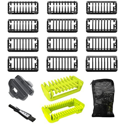 17-Pack Guide Comb Set 0.5-9mm for Norelco Trimmer Shaver, Hybrid Electric Trimmer Guards Avelisse