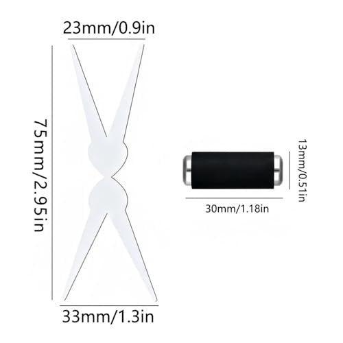 CHEMAILON Cat Eye Nail Magnet for Nails Set – Double-Head French Nail Magnet Tool, Strong Cat Eye Gel Nail Polish Magnet, 2 in 1 Cat Eye Nail Magnet for French Effect, Perfect for DIY or Nail Salon - görsel 4