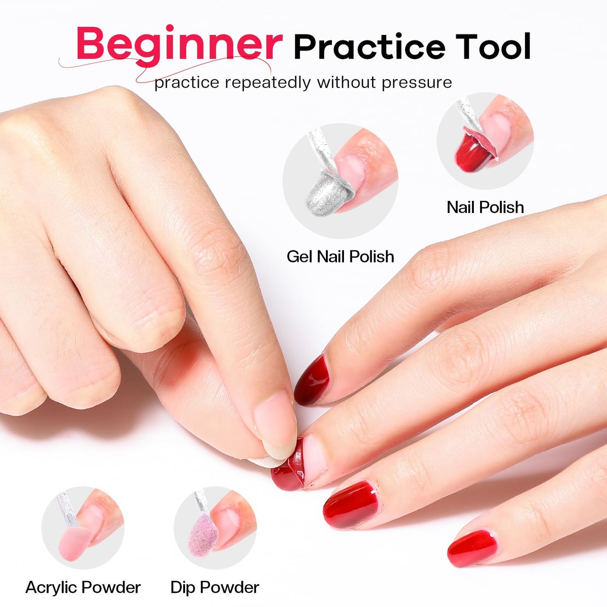 Glamonade Polish Liquid Latex for Nails – 100% Solves Gel Overflow, Peel-Off Barrier for Easy Cleanup, Perfect for Beginners (15ml) - görsel 13