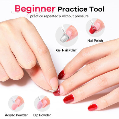 Glamonade Polish Liquid Latex for Nails – 100% Solves Gel Overflow, Peel-Off Barrier for Easy Cleanup, Perfect for Beginners (15ml)
