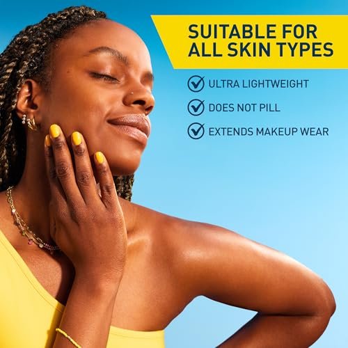 CeraVe Invisible Mineral Sunscreen SPF 50, Face Sunscreen for Sensitive Skin with Zinc Oxide & Titanium Dioxide, Vitamin E + Niacinamide + Ceramides, Oil Free, Travel Size 1.62 oz Avelisse