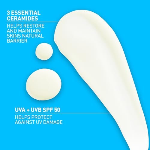 CeraVe Invisible Mineral Sunscreen SPF 50, Face Sunscreen for Sensitive Skin with Zinc Oxide & Titanium Dioxide, Vitamin E + Niacinamide + Ceramides, Oil Free, Travel Size 1.62 oz Avelisse