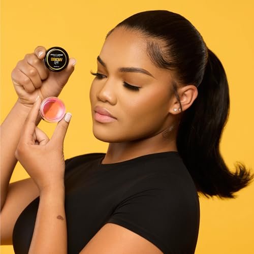 BASK & LATHER Stronghold 24-Hour Brow Gel – Clear Eyebrow Gel with Castor Oil, Argan Oil & Basil Leaf – Flake-Free, Waterproof, Smudge-Proof Eyebrow Setting for Thicker, Fuller Brows, 20mL Avelisse