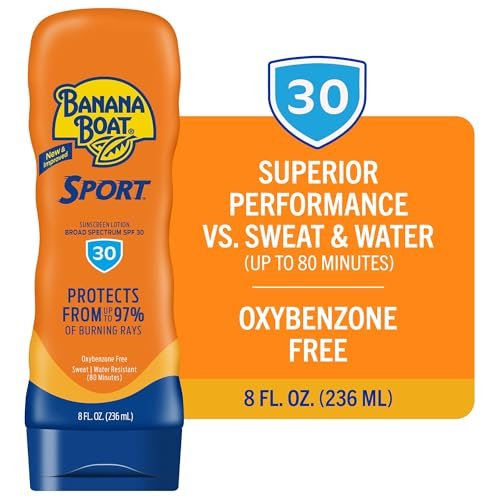 Banana Boat Sport Ultra Lotion Sunscreen Broad Spectrum SPF 30, Twin Pack (8 oz each) Avelisse