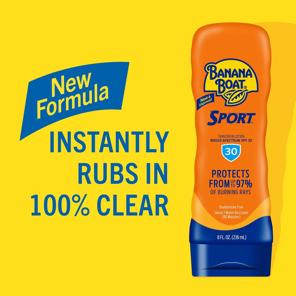 Banana Boat Sport Ultra Lotion Sunscreen Broad Spectrum SPF 30, Twin Pack (8 oz each) Avelisse