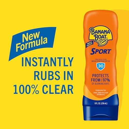 Banana Boat Sport Ultra Lotion Sunscreen Broad Spectrum SPF 30, Twin Pack (8 oz each) Avelisse